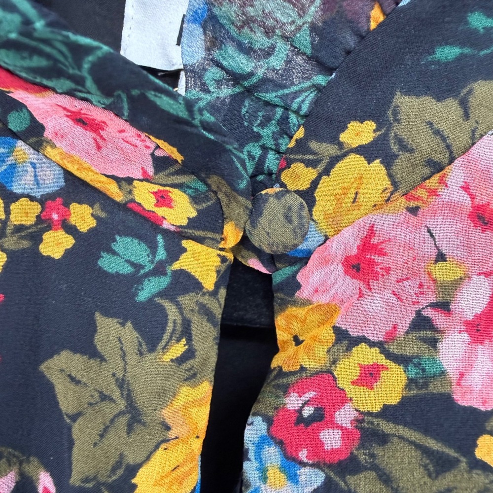 MADEWELL X NO. 6 SILK BEACON DRESS NWT SIZE 0 GARDEN BOUQUET FLORAL SUMMER - Picture 3 of 9